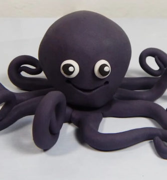 como se hace un pulpo en plastilina