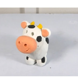 vaca de plastilina